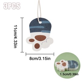 Pack of 3 Cat Shaped Kitchen Sponges, Scratch-Free Washing Up Sponge, Cartoon Scrubbing Sponge, Cleaning Sponge, Kitchen, Cleaning in Cat Shape, Suitable for Cutlery, Cups and Pots and Pans