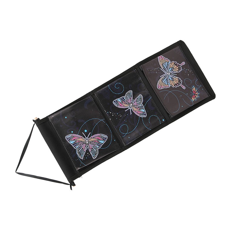 Wall Hanging Storage Bag DIY Diamond Printed Butterflies Storage Bag