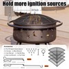 Fire Pit Spark Screen, 40Inch Fire Pit Lid Outdoor with