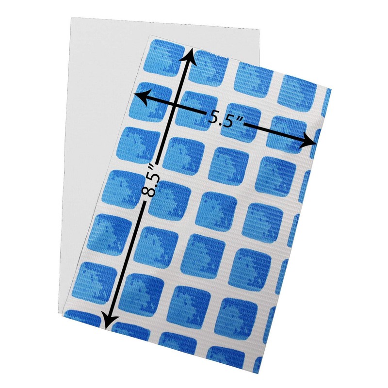 Heavy Duty Underwater Pool Liner Patches; 2 Pack 5.5"x8.5" |