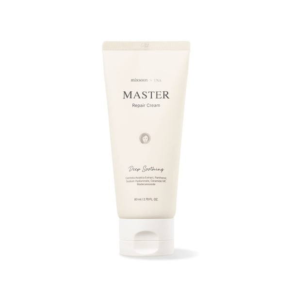 [Mixsoon] Master Repair Cream - Deep Soothing 2.7 fl oz / 80ml | Centella asiatica extract moisturizer that strengthens skin barrier | Cruelty-free