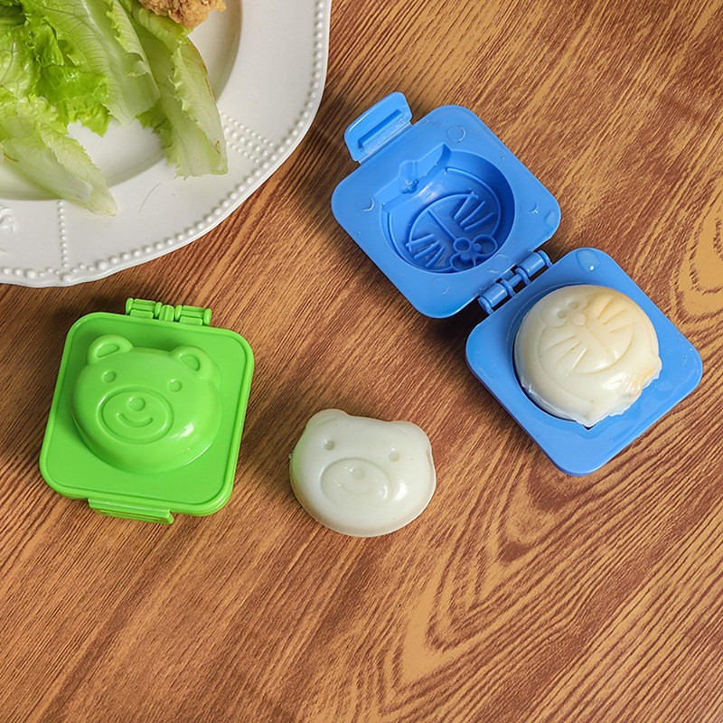 6Pcs Boil Egg Mold Plastic Cute Eggs Mould Kitchen Sushi
