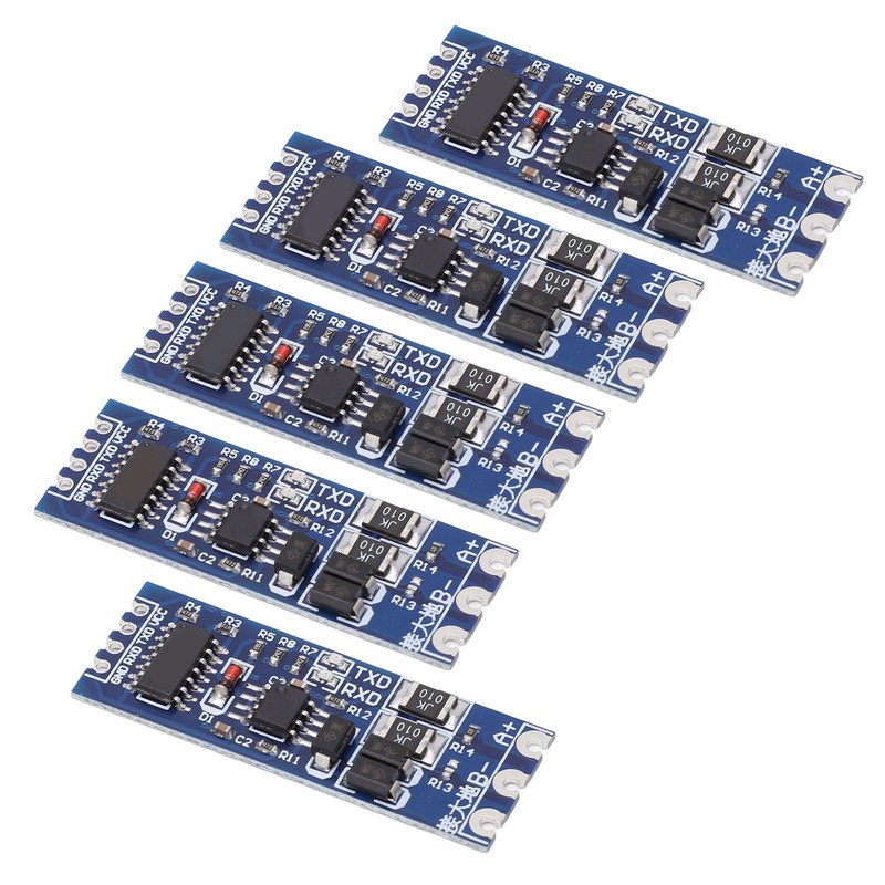5 Pcs TTL to RS485 Converter Module Strong Anti Interference