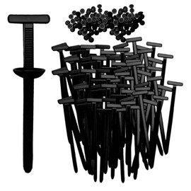 Nylon Universal Cable Tie Buckle, 2025 Upgrade Multipurpose Plastic Cable Ties Tool,Heavy Duty Self-Locking Nylon Zip Ties Holder for Car Daily Repair (100psc)