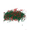 Holly Berry Mix Sprinkles, Bulk Size (1 lb. Resealable Zip