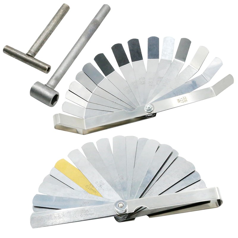 Hoypeyfiy Set of 4 Motorcycle Engine Valve Adjustment Tool Kit,