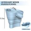 Flour Funnel for KitchenAid Mixer, Mess-Free Baking Accessory, Food Grade
