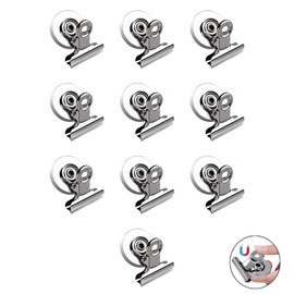 WXVOVXW Magnetic Clip Magnet Clip Strong 31mm Round Magnetic Clip, Anti-Rust, Super Strong Magnetic Stick on Refrigerator Iron Door and Chalkboard Convenient for Holding Memos, Memos and Photos in