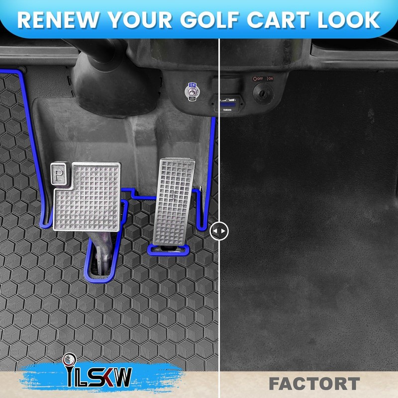 Golf Cart Floor Mat for Yamaha G29 Floor Mat, 3/10"