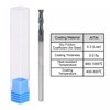 sourcing map Square Nose End Mill, 4mm Tip Dia Solid