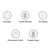Pocket Dehumidifier Reusable Silica Gel Circulating Mute Moisture Absorption Tool