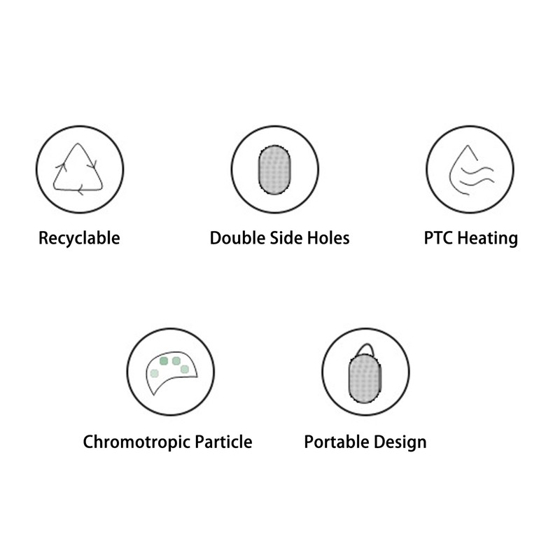 Pocket Dehumidifier Reusable Silica Gel Circulating Mute Moisture Absorption Tool