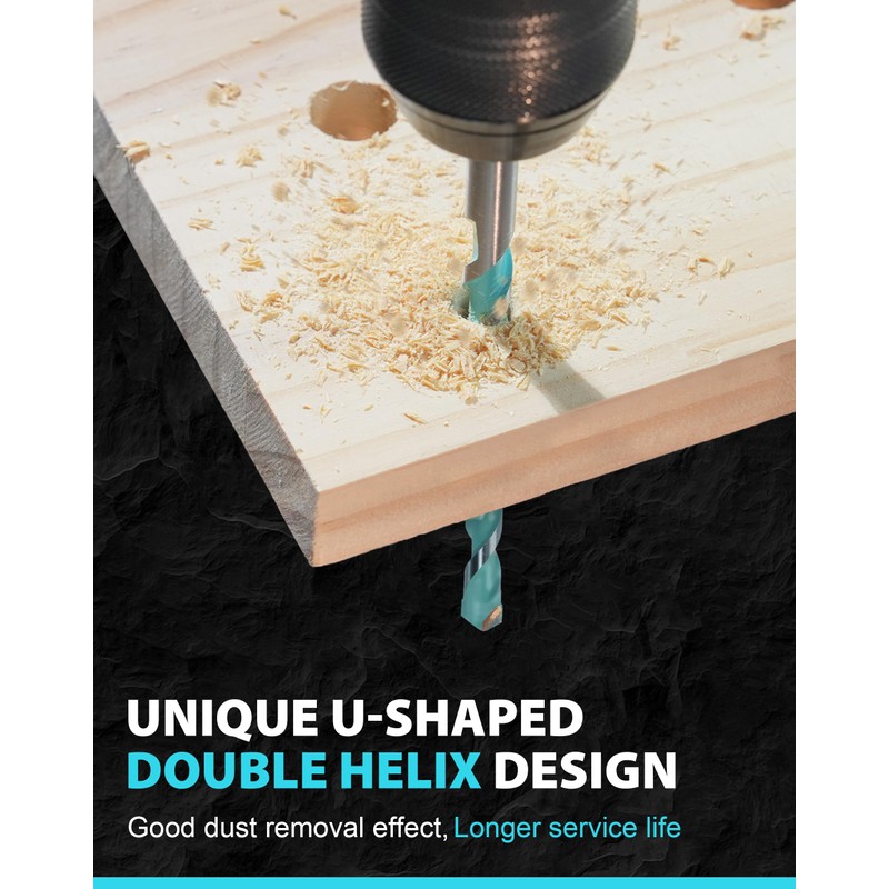 EZARC Masonry Drill Bit Set, Concrete Drill Bit Set with