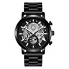 Men's Multi Function Calendar Watch Sky Non-Mechanical Boys Students Black