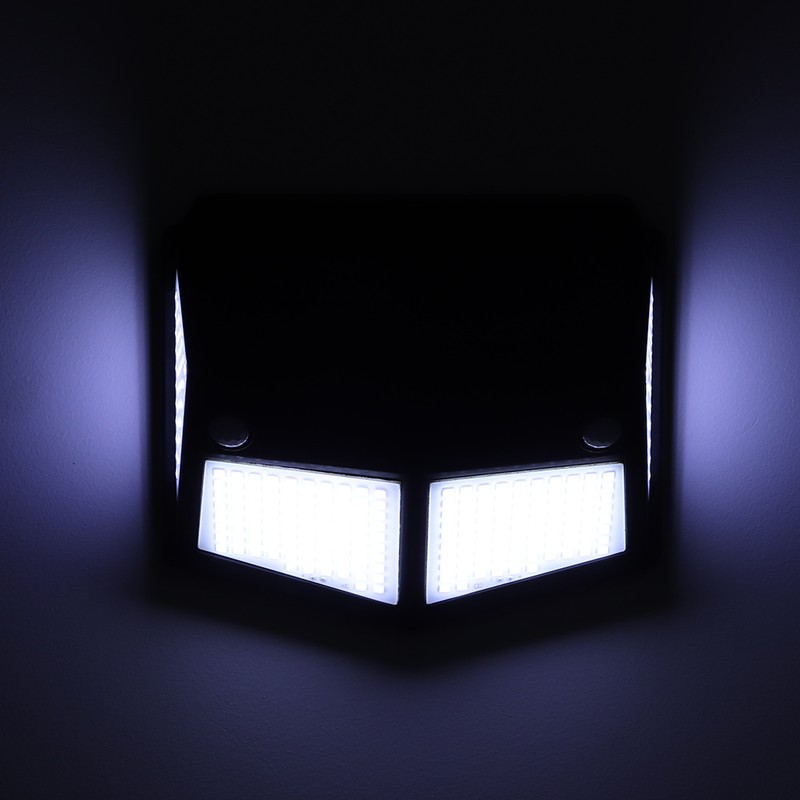 Outdoor 260LED Solar Energy Automatic Induction Wall Light for Garden