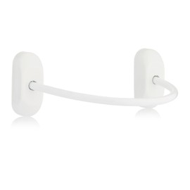 XFORT Viper Fixed Cable Window Restrictor in White, Durable Window Safety Lock for Child Safety and Window Security
