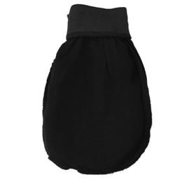 FRCOLOR Bath Exfoliating Scrub Gloves for Dead Skin Removal Black Shower Mittens for Men and Women Care
