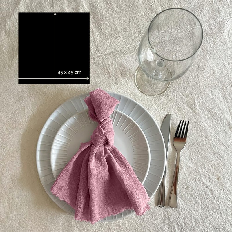 MACAR 8 Pack de servilletas de Tela Individual para Mesa