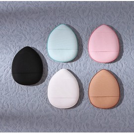 maarku 5 Piece Mini Size Air Puff Finger Puff Powder Cushion Puff Makeup Puff Multi-functional Wet & Dry Portable Nose Wing Mouth Compatible Cosmetic Tools
