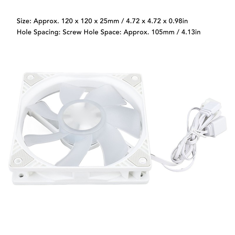 Hydraulic Bearing Case Fan 120mm PWM Intelligent Temperature Control 5V