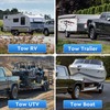 MICTUNING 7 Way Blade to 4 Way Flat Trailer Adapter,