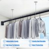 2 Pack Adjustable Ceiling Curtain Rod Bracket Kit 59 Inch