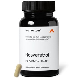 Momentous Momentous Resveratrol 450mg Capsules 30 Tablets, 1 Piece / Momentous 모멘터스 레스베라트롤 450mg 캡슐 30정, 1개