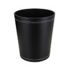 KINGFOM™ Classic Leather Waste Bin, Creative Waste Paper Basket, Storage