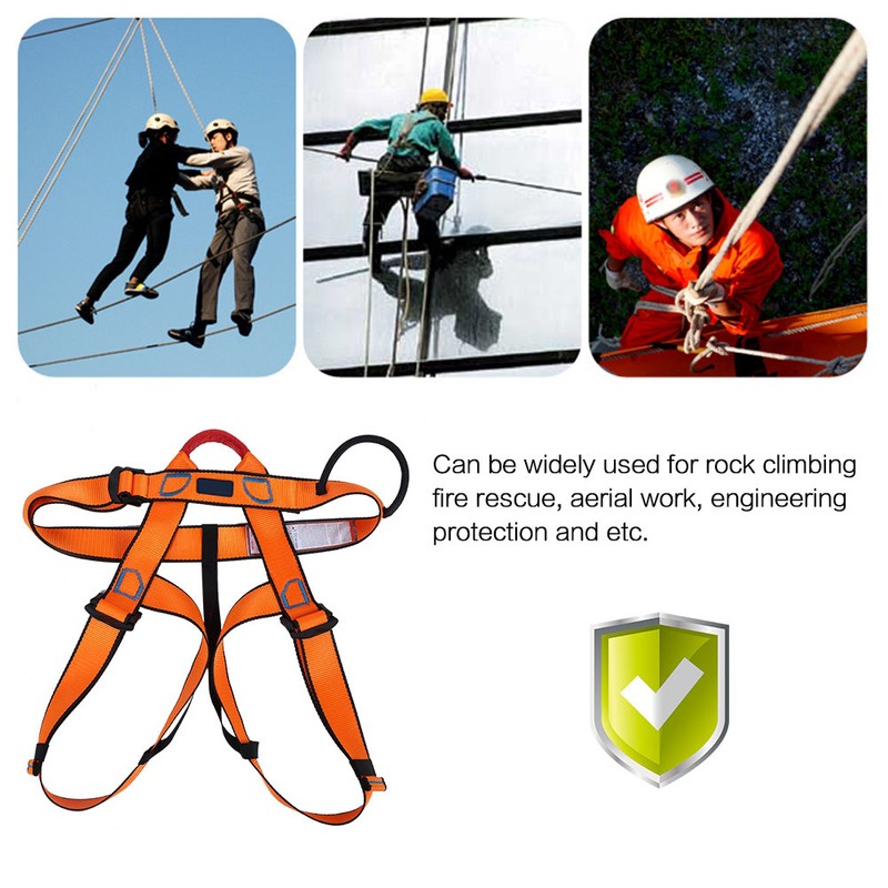 Half Body Safety Belt for Rock Climbing Mountaineering Rappelling Aerial