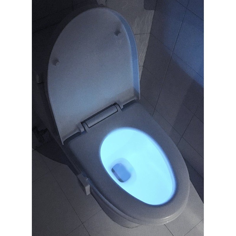 16-Color Motion Sensor Activated Toilet Night Light, Cool Fun Bathroom
