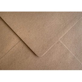 50 Pack Kraft Envelopes Recycled Fleck Natural Brown (5x7 (133x184mm))