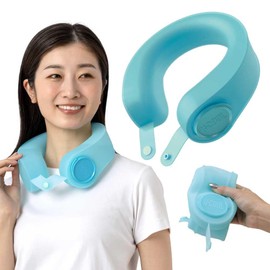 U-COOL Ice Bag, Hands-Free, 10,000 Times, Neck Cooler, Silicone Ice Pack, Neck Cooling, Cooling Goods, Large Opening, Easy to Put Ice In, Heat Stroke Prevention Goods, Sports, Baseball, Golf, Outdoor Work, Watching, Commuting to Work or School, Golfing, Summer Protection, Heatstroke Prevention Heat Protection (Mint)
