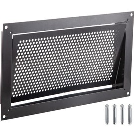 VEVOR Crawl Space Flood Vent, 8" Height x 16" Width x 2" Depth Foundation Flood Vent,to Reduce Foundation Damage and Flood Risk, White, Wall Mounted, for Crawl Spaces, Garages & Full Height Enclosures,White