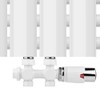 S SIENOC H-valve connection set, centre connection/radiator valves