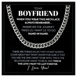 Gift For Boyfriend Necklace Gift for Him Chain for Him Cuban Chain for Man Necklace for Boyfriend Gift Man Gift Birthday Gift for Him