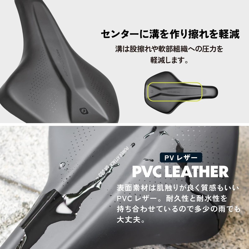 GORIX Bicycle Saddle [Soft Cushion, For Long Rides, Short Saddle]