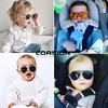 COASION Baby Polarized Sunglasses Flexible Rubber Shades with Adjustable Strap