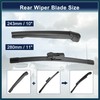 TUCKBOLD Rear Windshield Wiper Blade Arm Set for Ford Ecosport