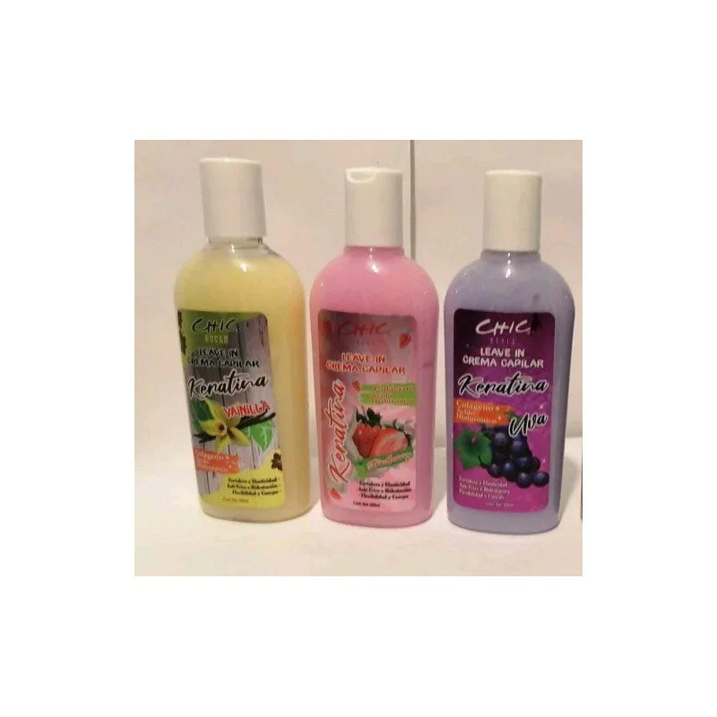 Crema Capilar Keratina De Vainilla + Colágeno 250ml