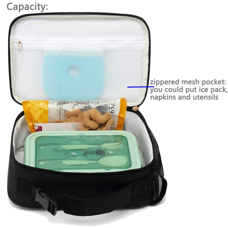 FlowFly Kids Lunch box Insulated Soft Bag Mini Cooler Back