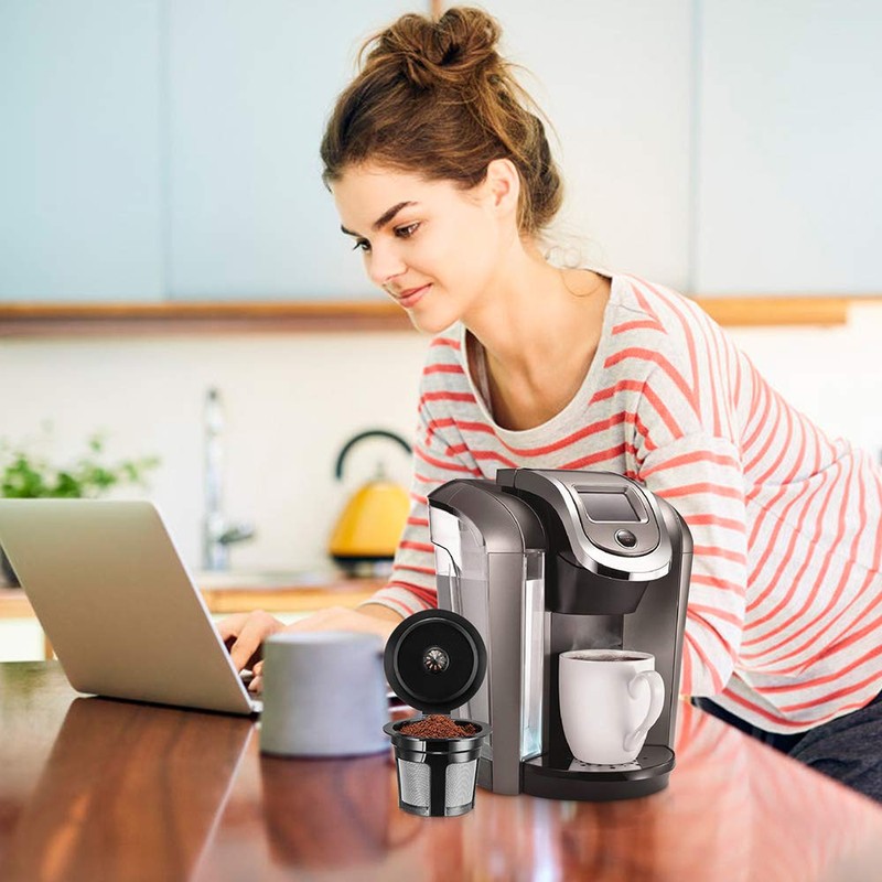 Reusable K Cups, Universal Fit Reusable Coffee Filters with Food