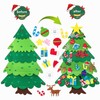 ANTFEES 3.2 FT DIY Felt Christmas Tree Set for Kids