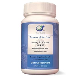 Treasure of The East, Phellodendron Bark - Huang Bai (Chuan) (5:1 Concentrated Herbal Extract Granules, 100g)