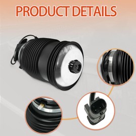 ZYFONLIX Air Suspension Spring Bag Rear Left Compatible with Benz E-Class W213 GLC-Class C253/X253 CLS450 E200/300/350/400/450 GLC250/300/350E OEM 2133200225 2133201025