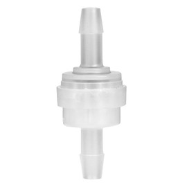 Spacnana 5PCS Plastic Check Valve, Non Return One Way Valve for Water Treatment, Translucent, Industrial Check Valves (5mm)