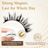 Ginani Magnetic Lashes,Ginani Magnetic Lashes Kit,Magnet Eyelashes with Applicator Natural