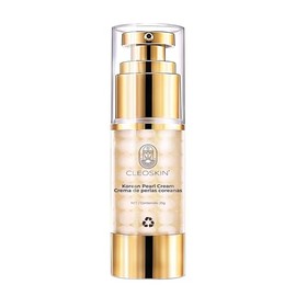 CLEOSKIN Crema contorno de ojos de Perlas Coreanas, elimina ojeras, iguala el tono de la piel, reafirmante, hidratante, skincare coreano, Belleza (1, 1, unidad)