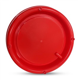 Little Family Members Chicken Waterer 1.5-Gallon Metal Handle Poultry Drinker | Large Capacity Automatic Poultry Waterer | For Ducks, Baby Chicks, Chickens, Turkeys and More