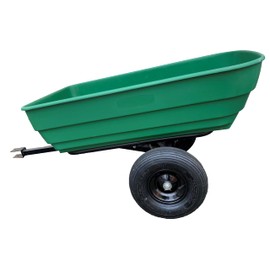 Tow Barrow Dumping Lawn and Garden Utility Trailer, 6.5 Cubic Foot