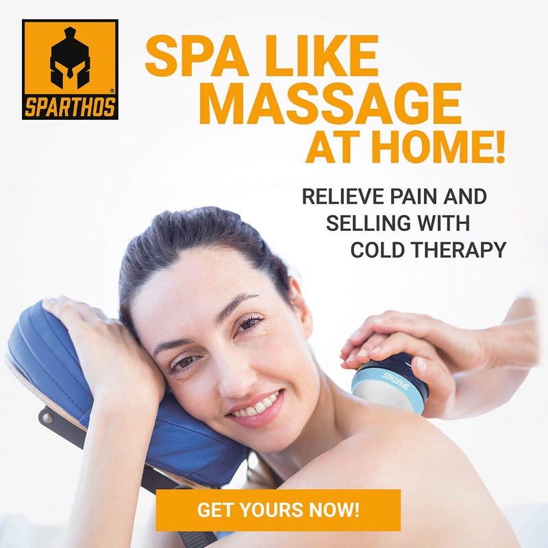 Sparthos Cold Massage Roller Ball - Fitness Cryosphere Massager -
